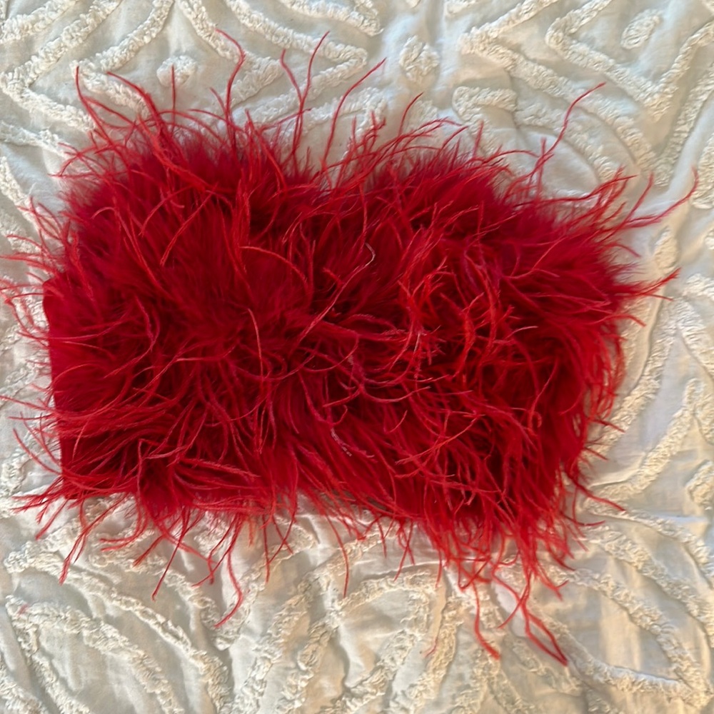 Fluffy crop top